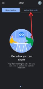 How to join meeting in Google Meet in mobile