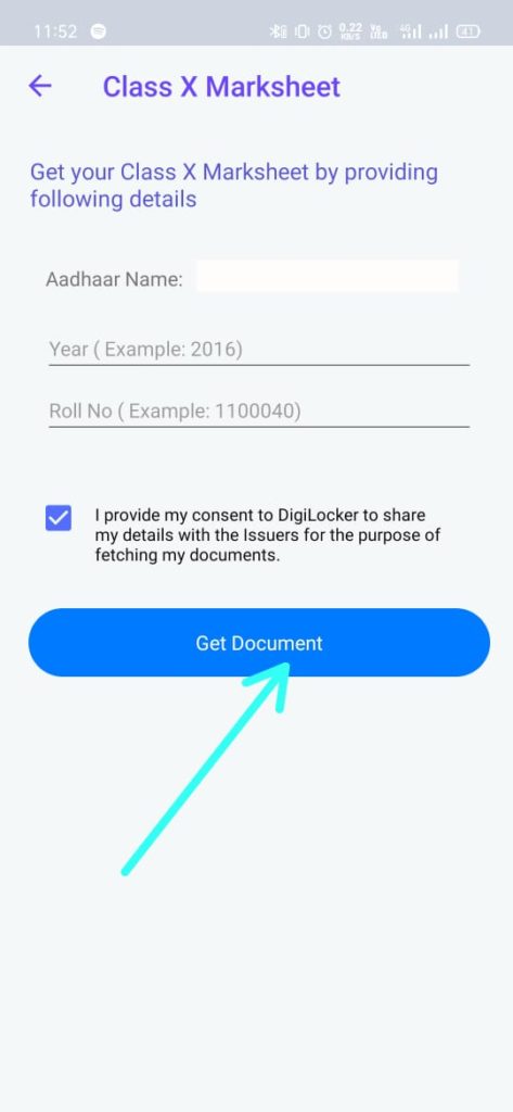 how to issue documents in DigiLocker in mobile