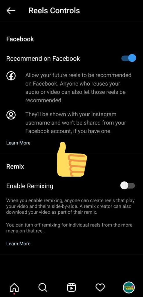 How To Enable or Disable Remix Feature On Instagram