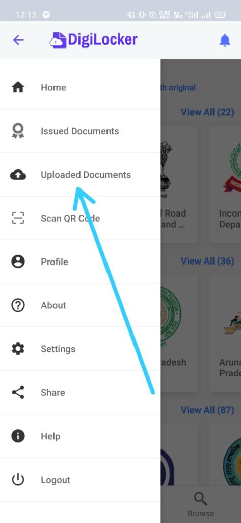 How to Upload Documents to DigiLocker in mobile