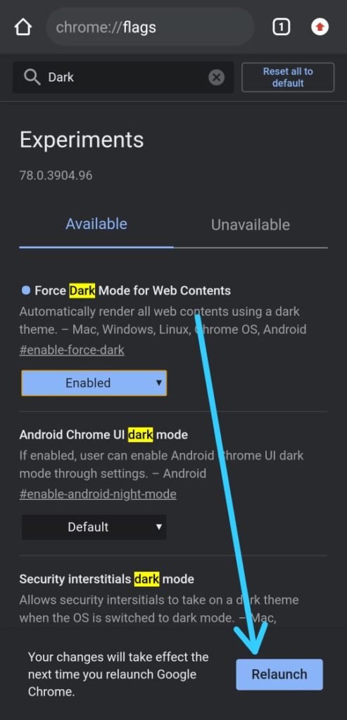 Dark Mode on Every Website in Chrome