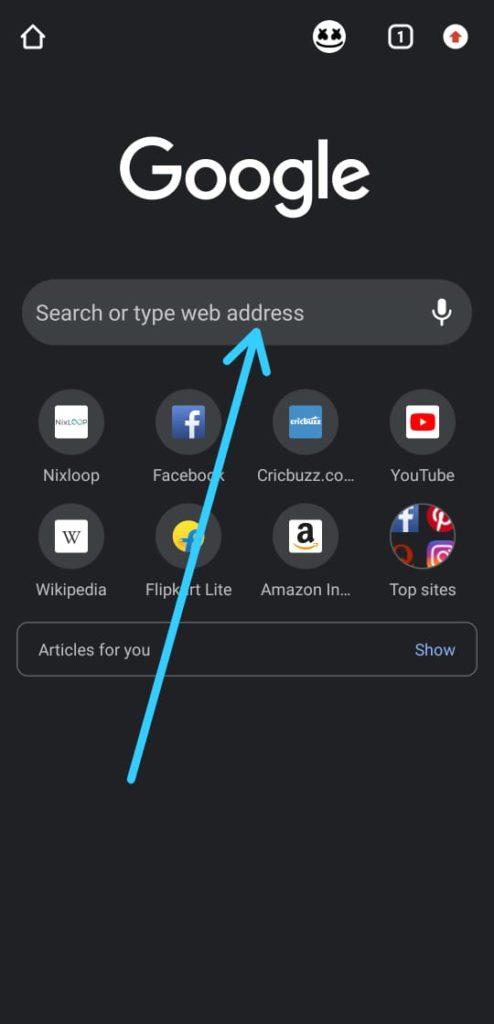How to remove top sites icon from chrome?