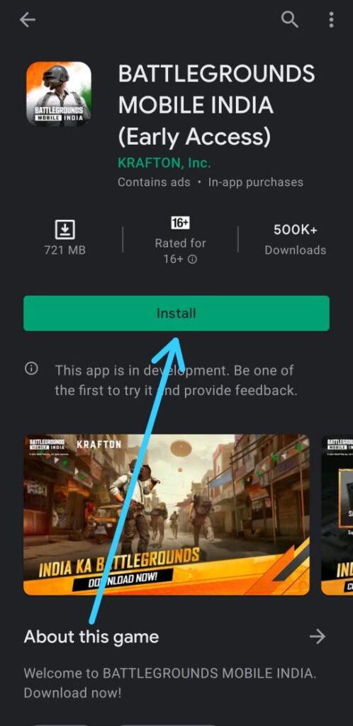 How to download Battlegrounds Mobile India 