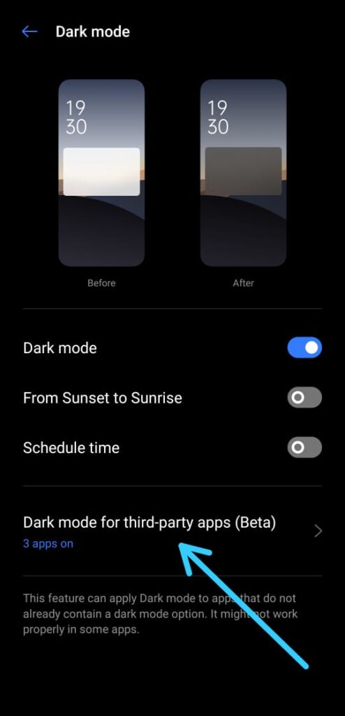 How to enable dark mode in Clubhouse on Android