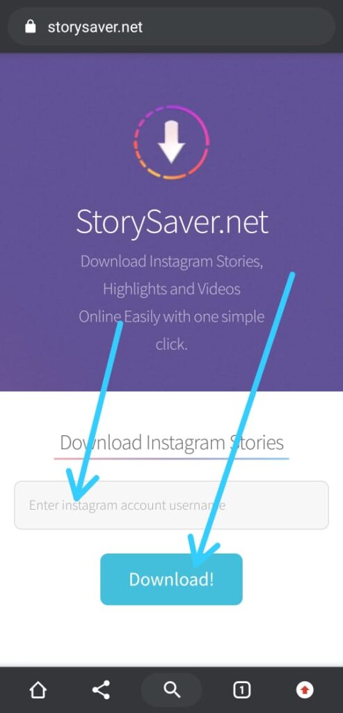 Download instagram story