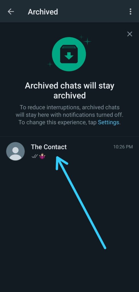 How to hide WhatsApp chat without deleting it on Android