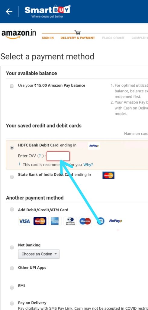 How to buy products using HDFC Smartbuy