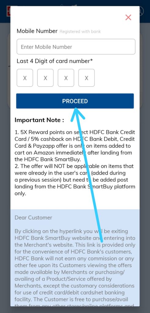 How to buy products using HDFC Smartbuy