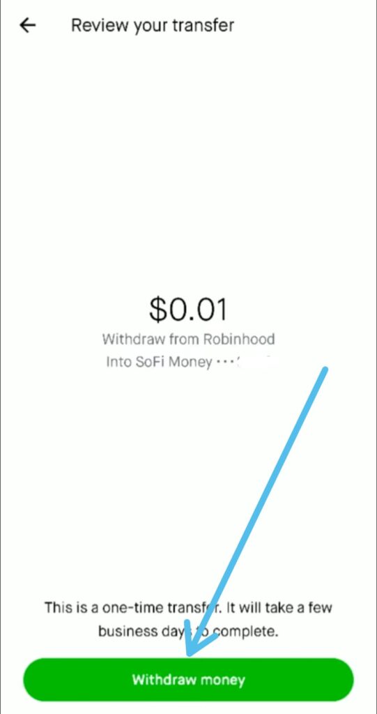 How to withdraw money from the Robinhood