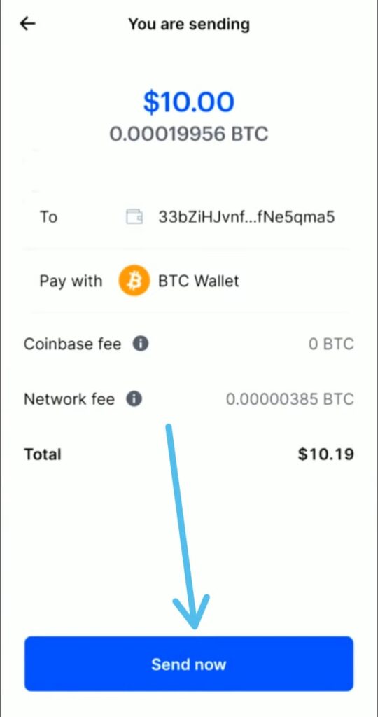 How To Send Bitcoin From Coinbase To Another Wallet