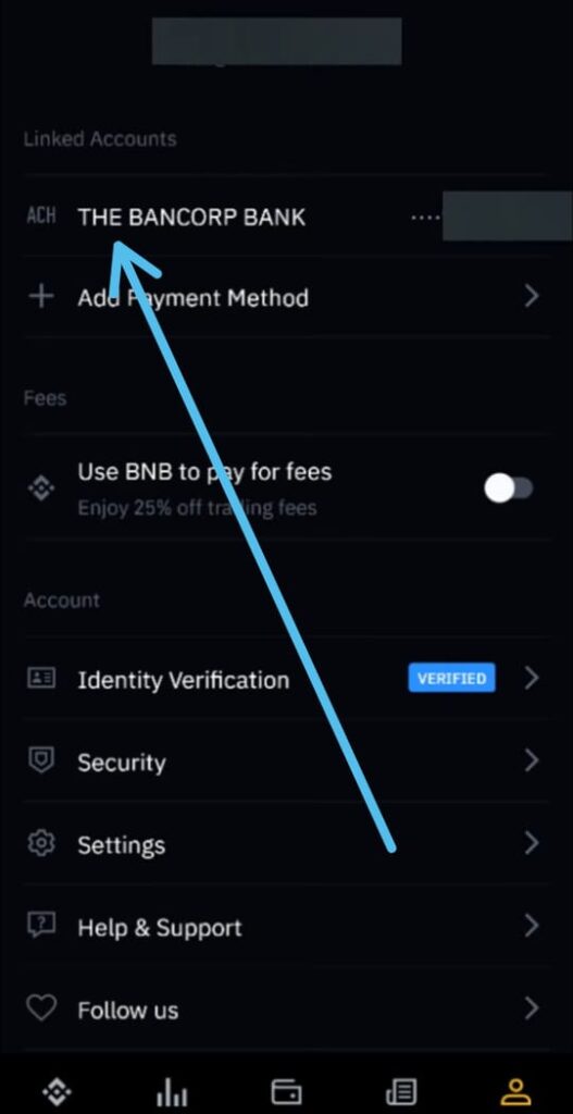 How to link your Bank account to Binance US
