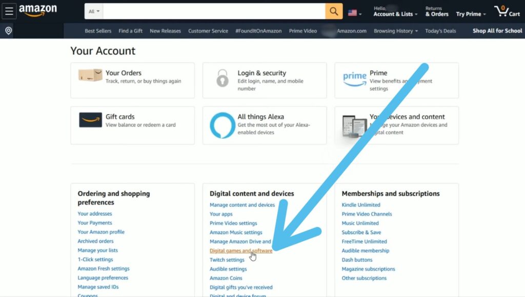 How to get Amazon digital code after purchase