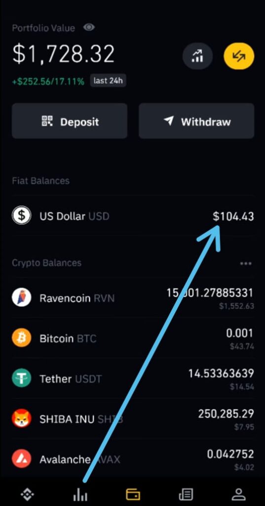 How to deposit money from your bank account to Binance.US