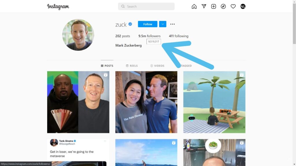 How to see the exact number of followers on Instagram after 10K