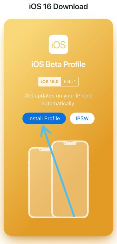 Steps to Downloading and installing iOS 16 on iPhone
