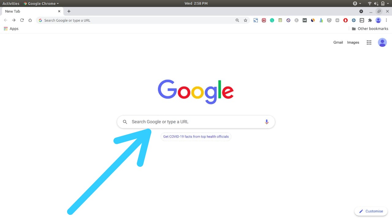 dark mode google chrome ubuntu