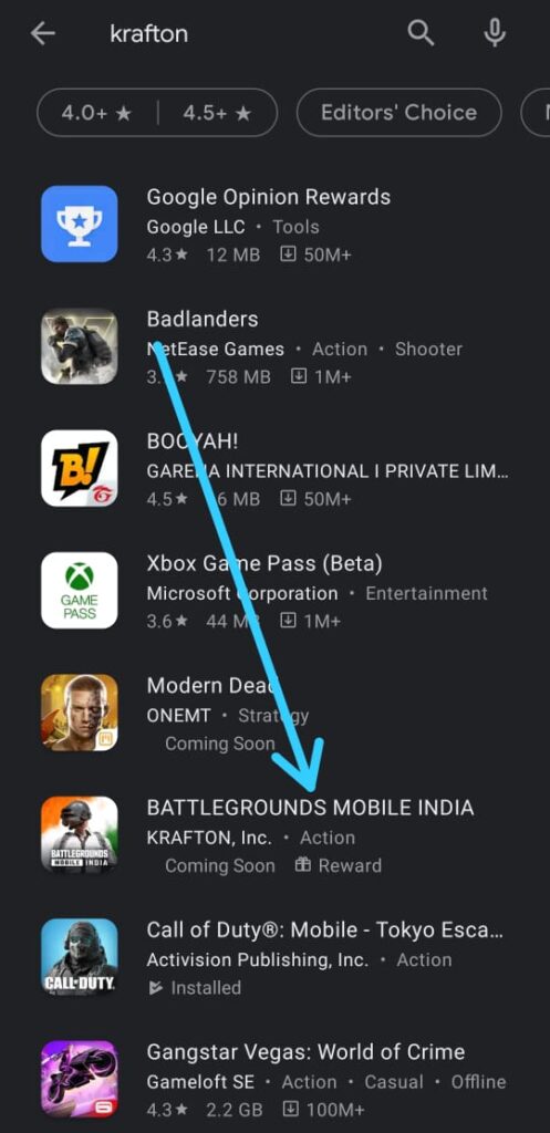 Battlegrounds Mobile India