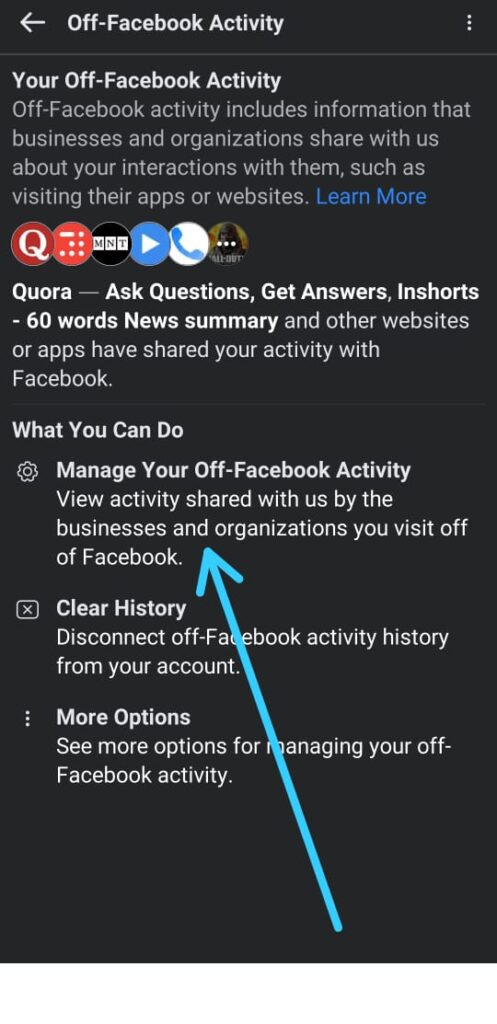 How to clear Facebook history | disconnect third-party apps and websites
