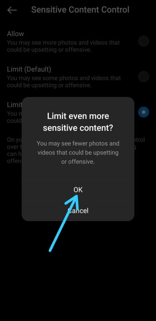 How to Turn Off Sensitive content on Instagram