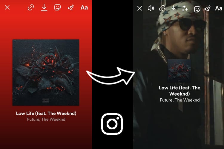 How to post Spotify music videos to Instagram Stories