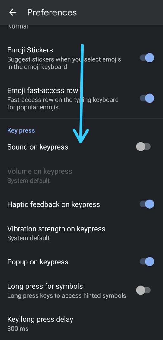 How to Turn Keyboard Click Sound or Vibration ON or OFF - NixLoop