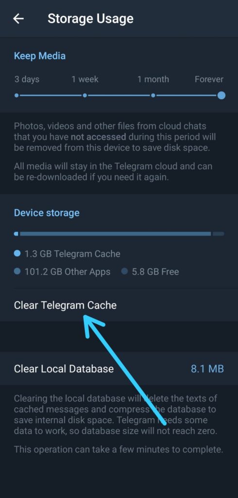 How to Clear Cache on Telegram Messenger