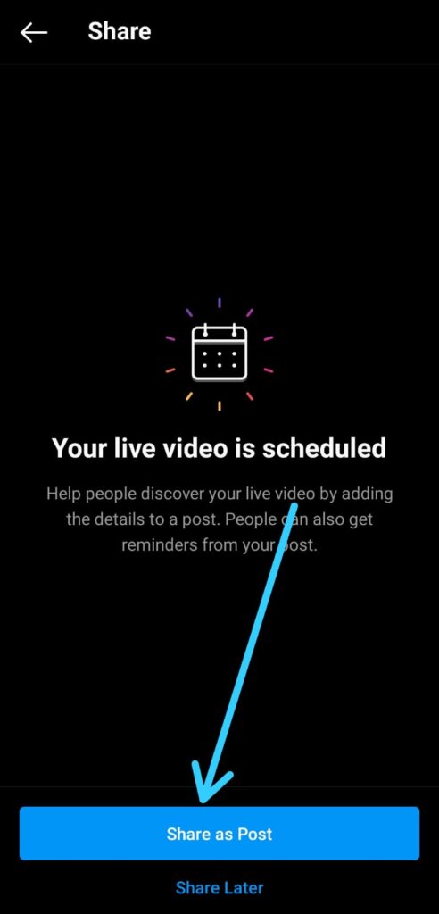 How to Schedule a Live Video on Instagram