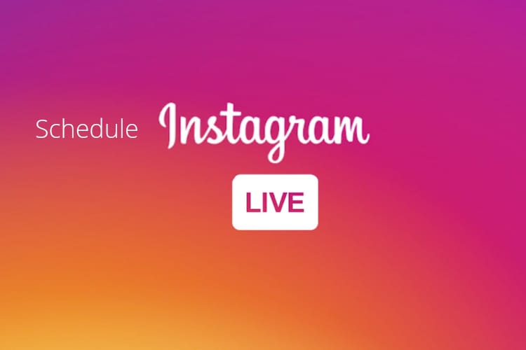 How to Schedule a Live Video on Instagram