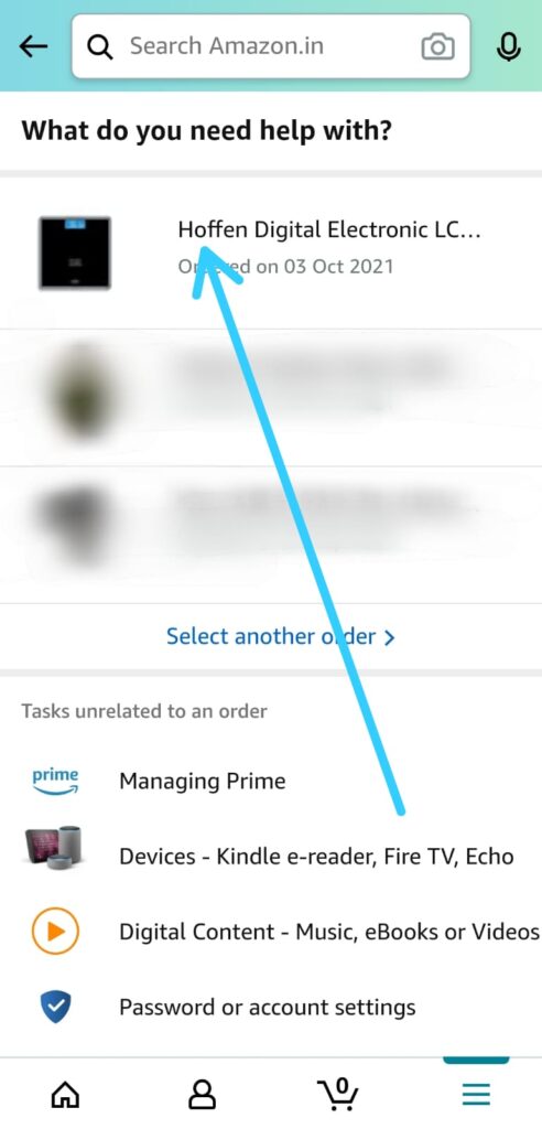 How to call amazon customer service India