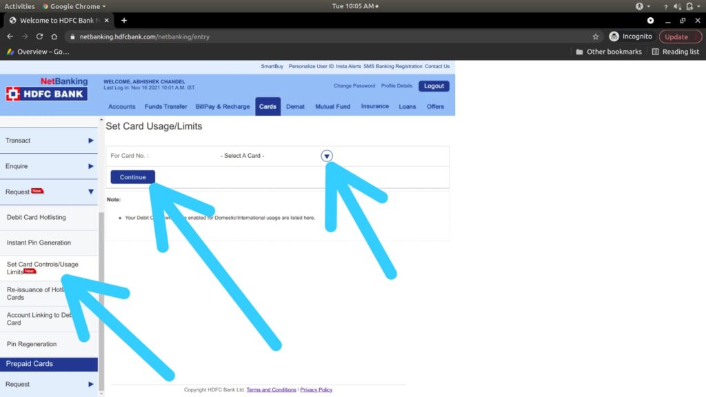 How to Enable HDFC Debit Card for Online Transaction
