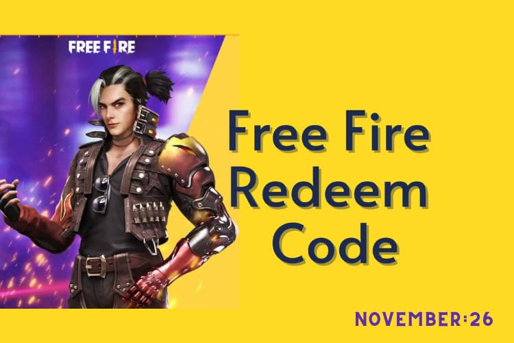 Free Fire Redeem Codes For Today November 26