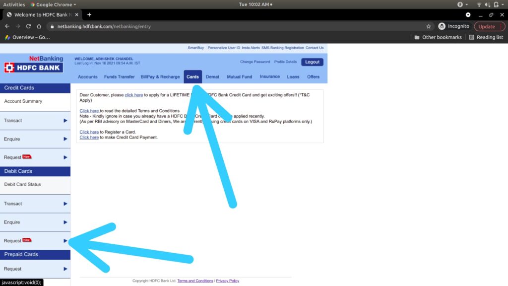 How to Enable HDFC Debit Card for Online Transaction