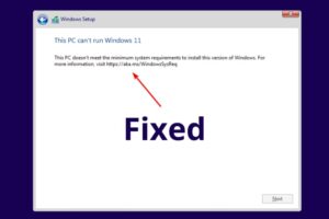 [Fix] This PC can't run Windows 11 error on VirtualBox
