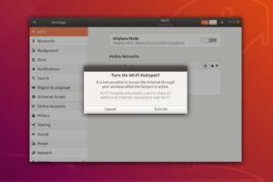 How To Create A Wi-Fi Hotspot In Ubuntu