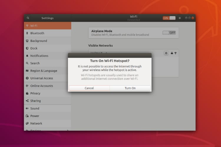 How To Create A Wi-Fi Hotspot In Ubuntu