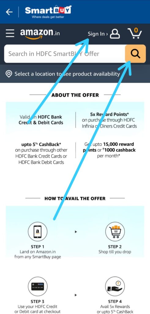 How to buy products using HDFC Smartbuy