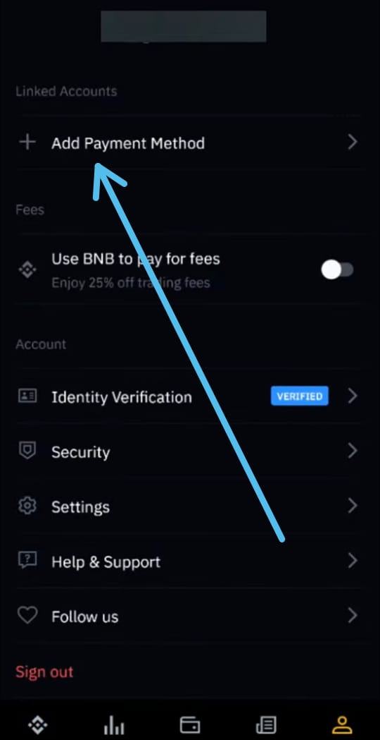 link bank account to binance us