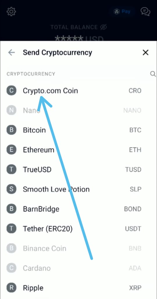 how to transfer vvs from crypto.com to defi wallet