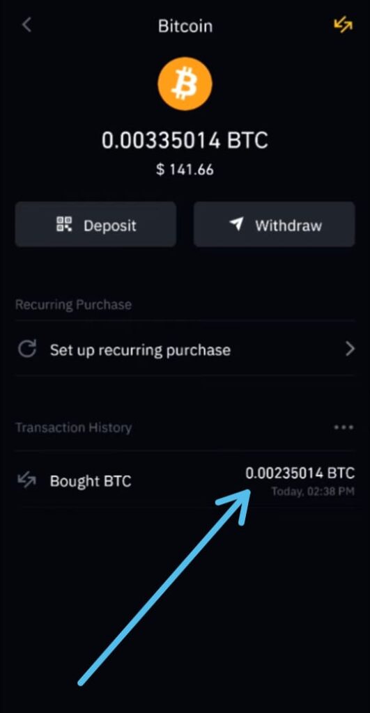 How to buy crypto on the Binance US app