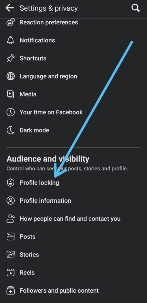 How to Lock Facebook Profile on Android