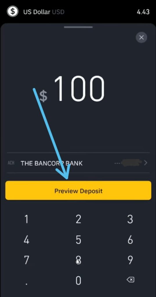 How to deposit money from your bank account to Binance.US