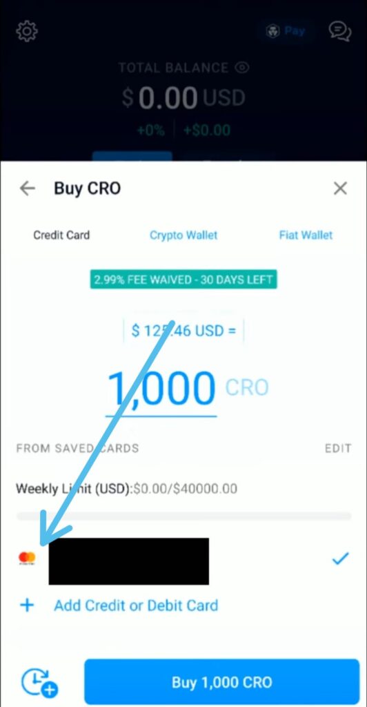 crypto com credit card declined