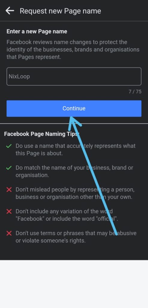 How to Change Facebook Page Name