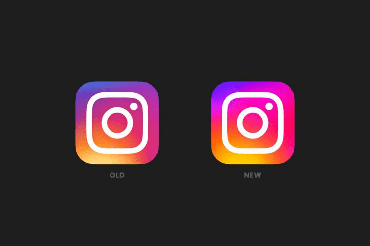 Did the Instagram logo change in 2022?