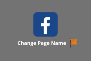 How to Change Facebook Page Name