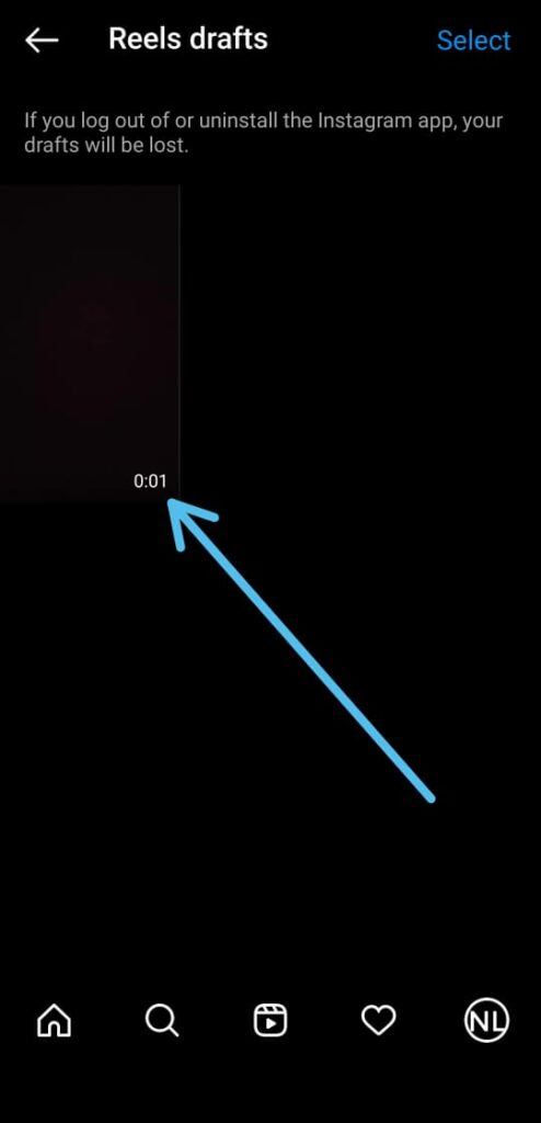 How to edit Reel drafts on Instagram