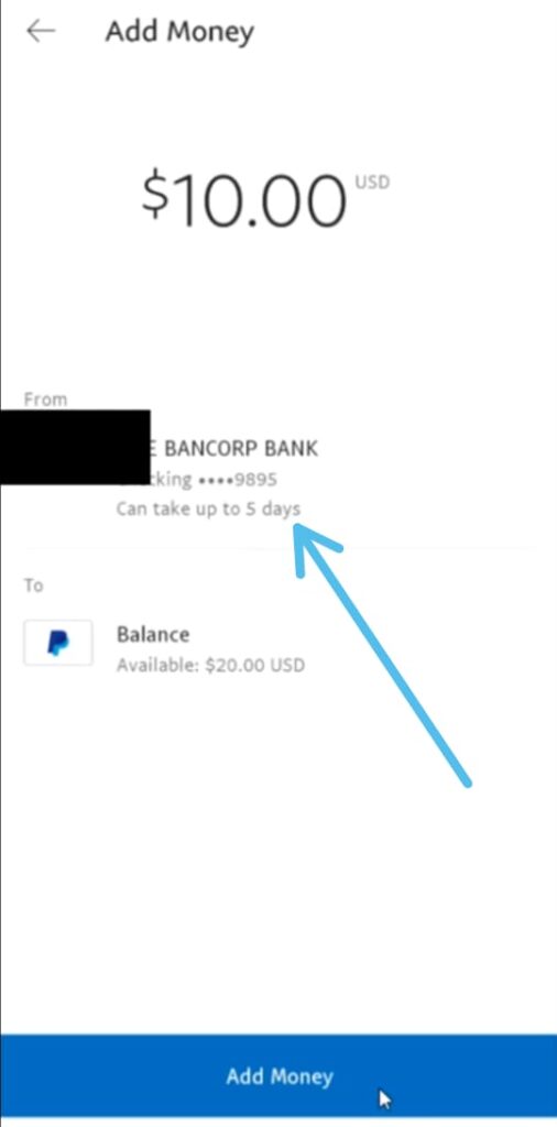 How to add money to PayPal from your bank account