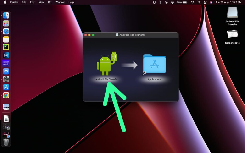 How to transfer files from mac to android phone using USB