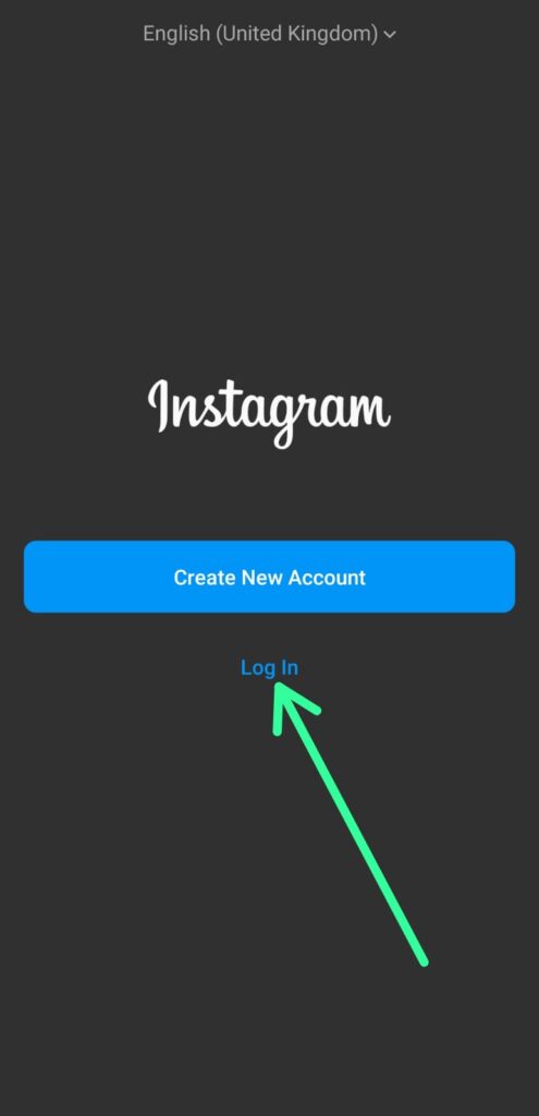 Instagram black screen problem