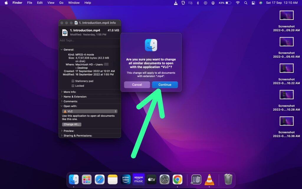 set default app for file type Mac